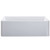 Otto Back to Wall Bath Acrylic 1700 x 750 x 600mm White 52566.1