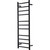 Round Towel Warmer 11 Rail 460 x 120 x 1220mm Black
