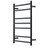 Towel Warmer 600 x 120 x 825mm Round 7 Rail Black