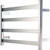 Square Wide Towel Warmer 850 x 120 x 510mm 4 Rail Stainless Steel High Polish