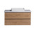 Moode 900 Standard Top Wall Hung Vanity Timber Veneer 900mm 2 Drawer