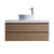 Moode 1200 Standard Top Wall Hung Vanity Timber Veneer 1200mm 2 Drawer