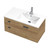 Kiko Wall Hung Vanity 900 2 Drawers 2 Doors Right Hand Ceramic Wilderness 4340-WG