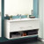 Cashmere Wall Hung Vanity 1200mm Double Bowl Drawer Open Colour 4CAS12DDOC