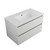 Armada Wall Hung Vanity 2 Drawer White Gloss 900mm