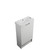 Armada Floor Standing Vanity 1 Drawer 500mm White Gloss