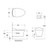 Veil Intelligent Wall-Hung Toilet Intelligent 398mm 5402A-0