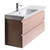 Edge Wall Hung Vanity 2 Drawers Timber Veneer 920 x 572 x 415mm EG910D2T