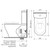 Luna Cleanflush Wall Faced Toilet Suite