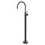 Vivid Slimline Floor Mounted Bath Mixer Matte Black VS745 MB