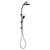 Vivid Twin Shower Matte Black V726 MB