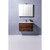 Qubo Wall Hung Vanity 2 Drawers Timber Veneer 910 x 515 x 470mm QU90D2WHT