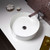 Mica Round Countertop Basin 410mm White 90012T-0