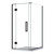 Acclaim Tile Shower 2 Sided Hobbed Channel Drain Black LH 1000 x 1000mm