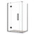 Acclaim Tile Shower 2 Sided Centre Waste Black LH 1200 x 900mm