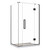 Acclaim Tile Shower 2 Sided Hobbed Channel Drain Black RH 1200 x 900mm