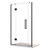 Acclaim Tile Shower 3 Sided Hobbed Centre Waste Black 1200 x 1000mm
