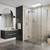 Acclaim Tile Shower 2 Sided Hobbed Centre Waste Chrome LH 1000 x 1200mm