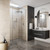 Acclaim Tile Shower 3 Sided Hobbed Channel Drain Chrome 1200 x 1000mm