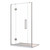 Acclaim Tile Shower 3 Sided Hobbed Channel Drain 1500 x 1000mm Chrome