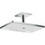 Rainmaker Select Overhead Shower 460 3 Jet With Ceiling Connector White/Chrome 24006400