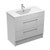 Mia Floor Standing/Wall Hung 2-Drawer Center Basin Vanity 900 x 460 x 820mm White Gloss MA90DD.WG