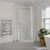 Brighton Shower Enclosure Square Angled Flat Wall 1000 x 1000 x 1950mm White