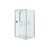 Acura 2 Wall Shower 1200 x 900mm Left Hand Drain Sliding Door