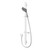 Koha Rail Shower Satinjet MKII Graphite Faceplate KHSRCPGR