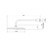 Kiri Overhead Shower Satinjet on Wall Arm Graphite Faceplate OSRO230WACPGR