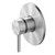 Turoa Shower Mixer With Large Faceplate Stainless Steel TUHPSLSS