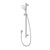 Turoa Rail Shower VJet Stainless Steel White