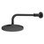 Wairere 200mm Overhead Shower on Wall Arm Matte Black WIOSBK