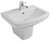 Elevate Rounded Wall Basin With Shroud 550 x 400mm ELE55RBS