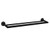 Boston II Towel Rail Double 650mm Black 3624D-B/650mm