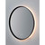 Shadow Mirror LED Demister 800mm Round Black