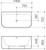 Luna Bath Back to Wall 1400mm LU4WFW