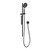 NX Iko Rail Shower Matte Black 608-6810-10