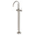 Vivid Slimline Floor Mounted Bath Mixer With Hand Shower Brushed Nickel VS7451-40