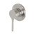 Vivid Slimline Oval Shower / Wall Mixer Brushed Nickel VV780-40