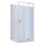 TradePro Acrylic 2-sided Shower 900 x 900mm Flat Wall White TRA8976