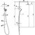 Wairere Shower System Chrome WISSCP