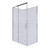 Cove Shower Enclosure Rectangle Left 1200 x 900mm Corner Tray Centre Waste Chrome Trim RACOVE 1200L