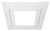 Contour Fascia with Led Square White 200mm