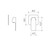 Luna Bath/Shower Mixer Trim Kit Brushed Nickel 68189BN