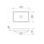 Urbane II Inset Basin No Tap Landing White 878200W
