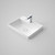 Urbane II Inset Basin 1 Tap Hole No Overflow White