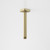 Luna Straight Arm Square Flange Brushed Brass 210mm 90388BB