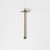 Luna Straight Arm Square Flange Brushed Nickel 210mm 90388BN
