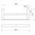 Urbane II Double Towel Rail Chrome 99616C